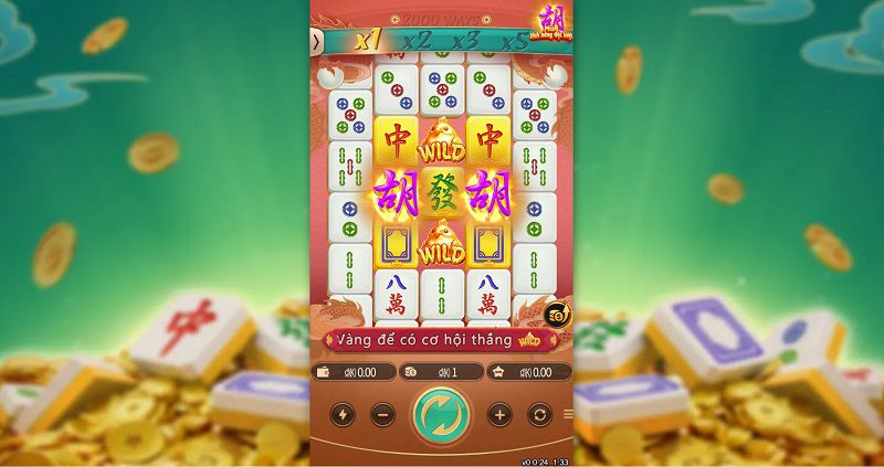 “Mặt chược vàng” & WILD biến đổi – cách kích chuỗi thắng và leo hệ số x5 (x10)