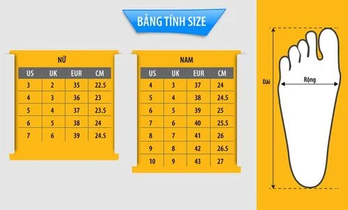 Nên cộng thêm bao nhiêu khi chọn size giày