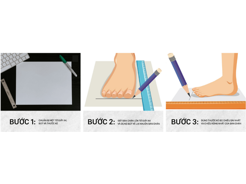 Cách đo size giày tại nhà chính xác