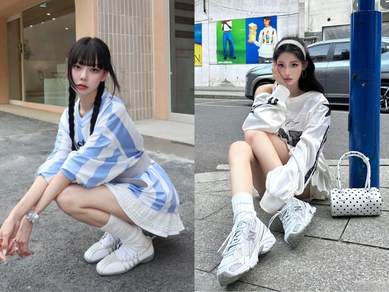 Những nguyên tắc phối đồ với sneaker nữ cho người mới
