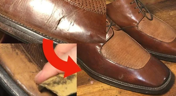 Cách hạn chế giày da bị nứt trở lại
