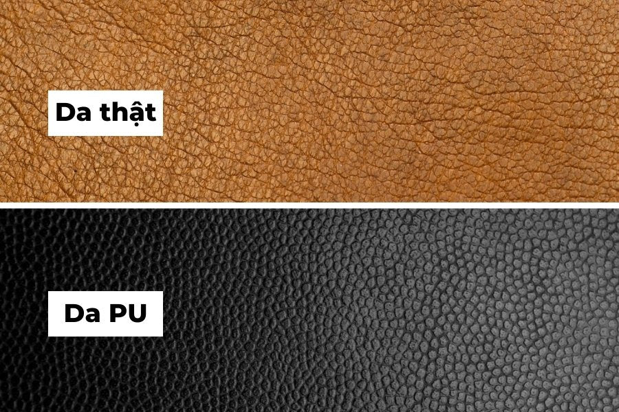 Cách phân biệt da PU với da thật